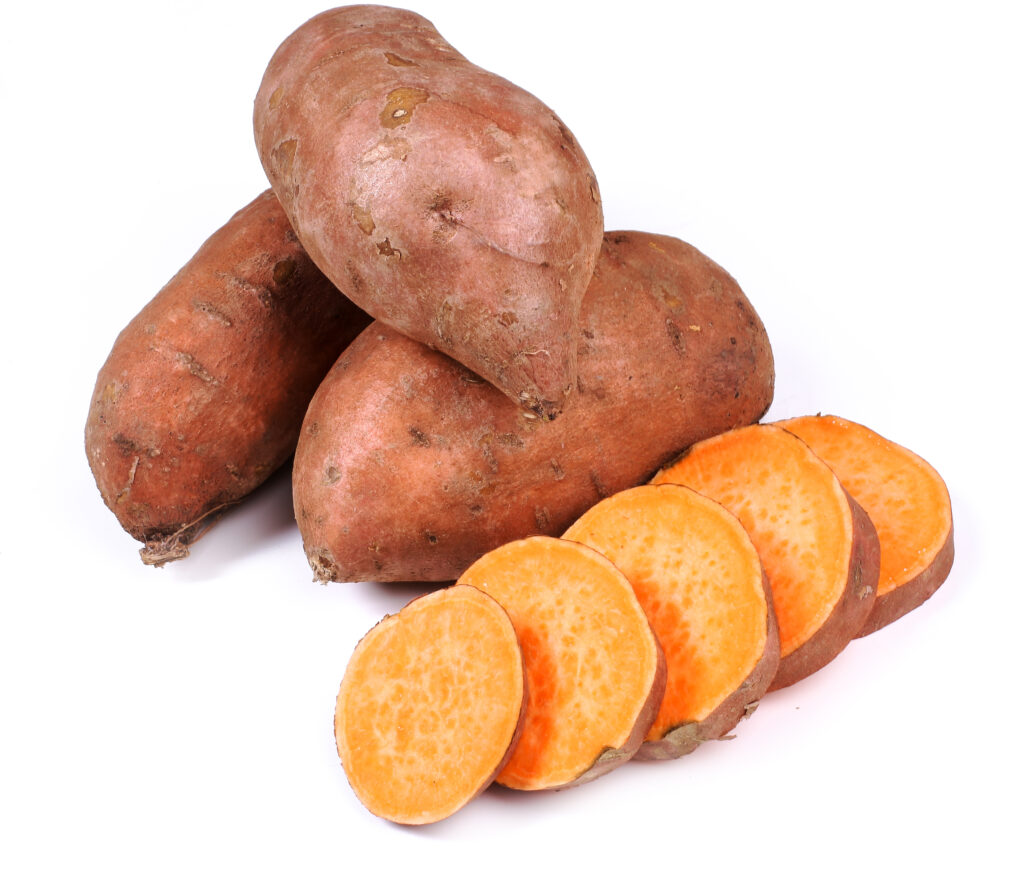 "health advantages of white sweet potatoes" 